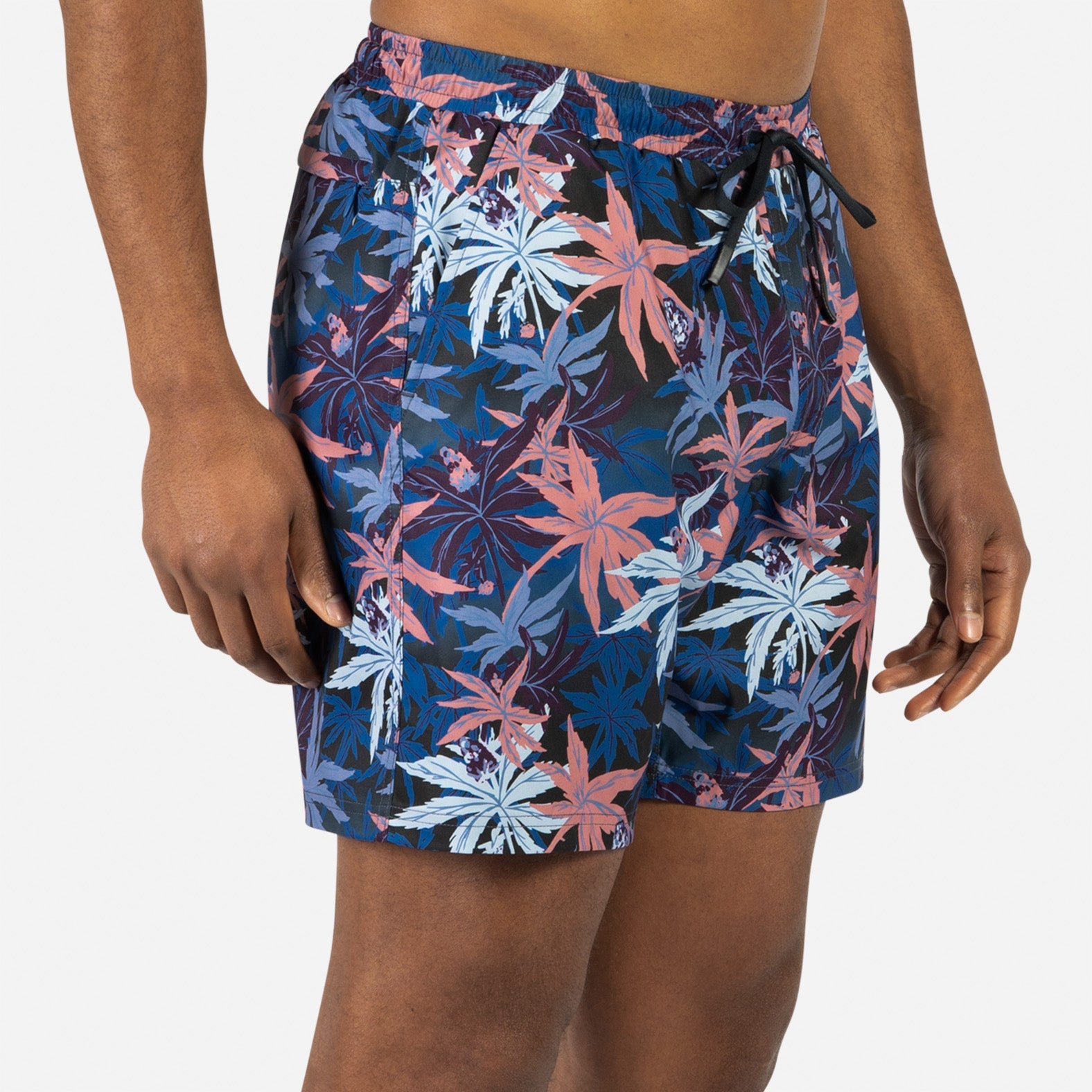 High-Waisted Floral-Print Sunday Sleep Shorts -- 3.5-inch inseam