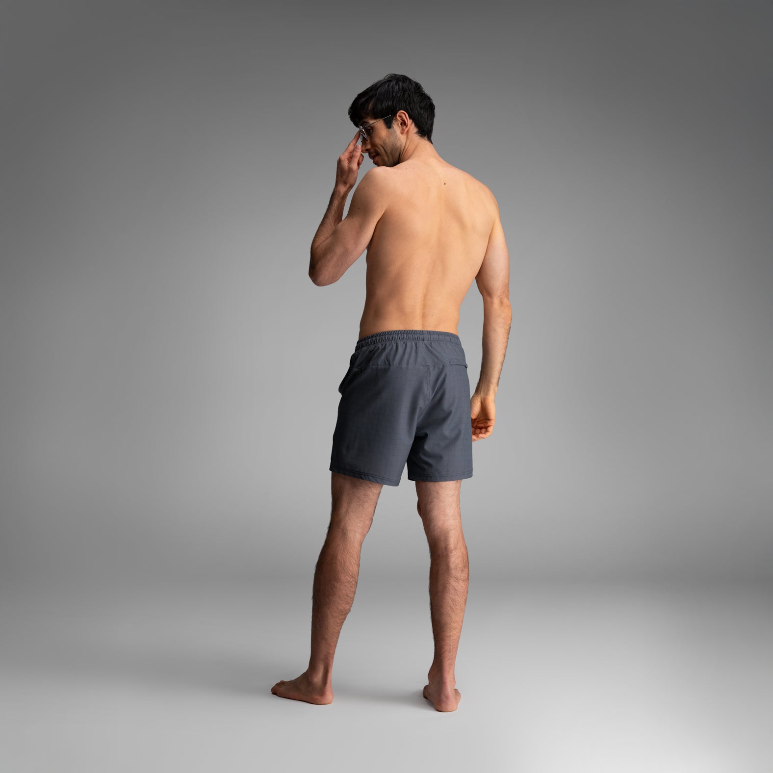 Shoreline 5" Short 2n1 : Artisan Tile - Navy | BN3TH Underwear