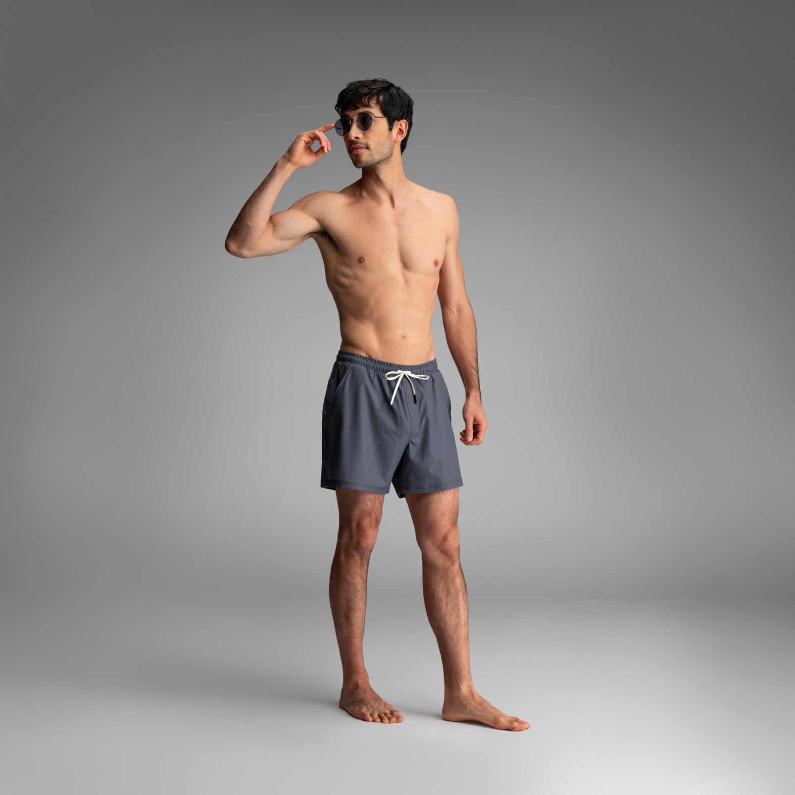 Shoreline 5" Short 2n1 : Artisan Tile - Navy | BN3TH Underwear