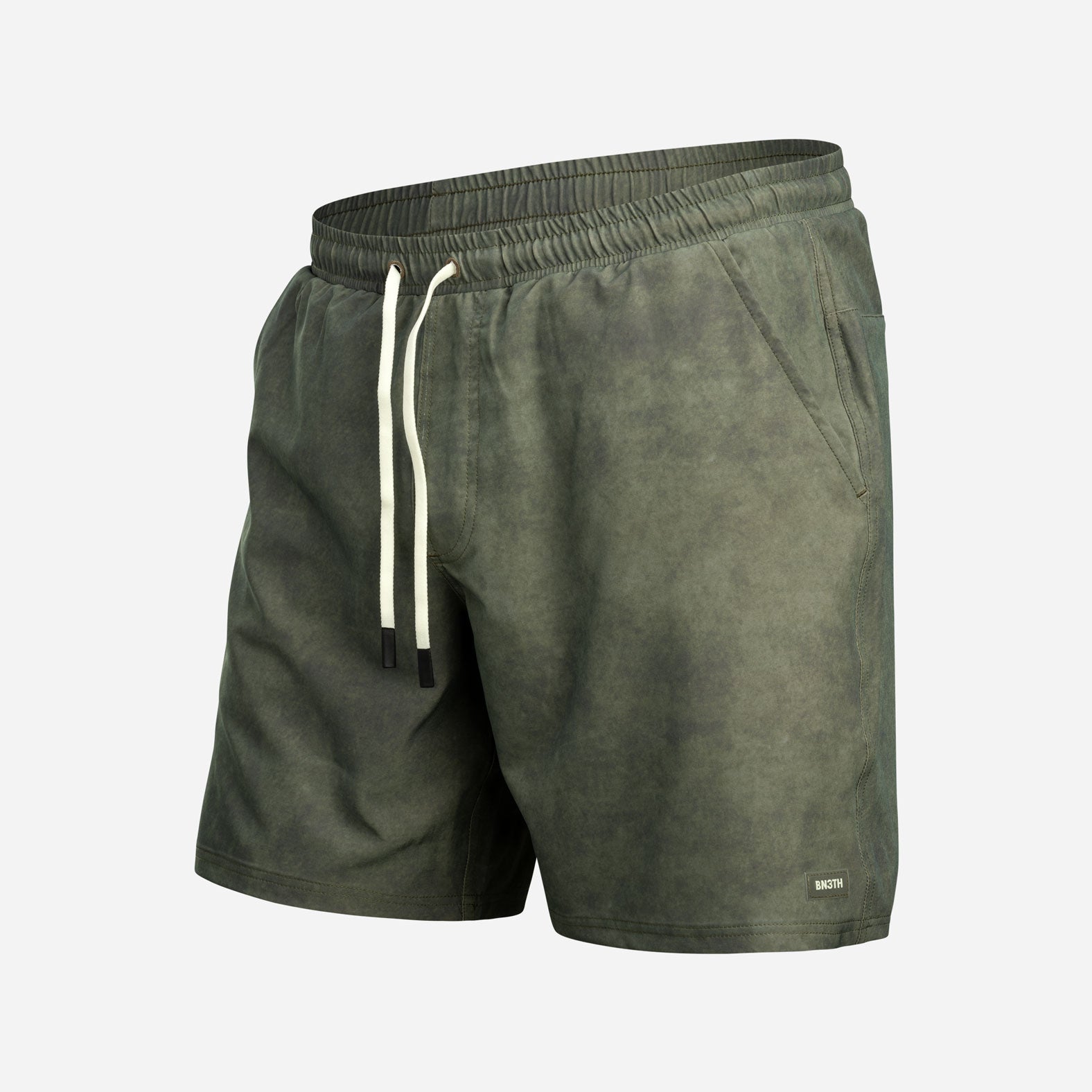 Shoreline 7" Short 2n1 : Acid Wash - Green | BN3TH Underwear