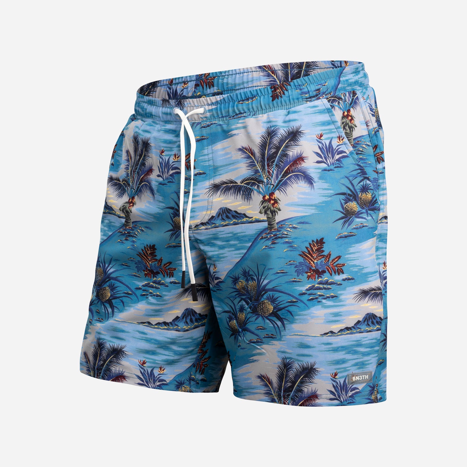Shoreline 7" Short 2n1 : Vintage Tropics - Sand | BN3TH Underwear