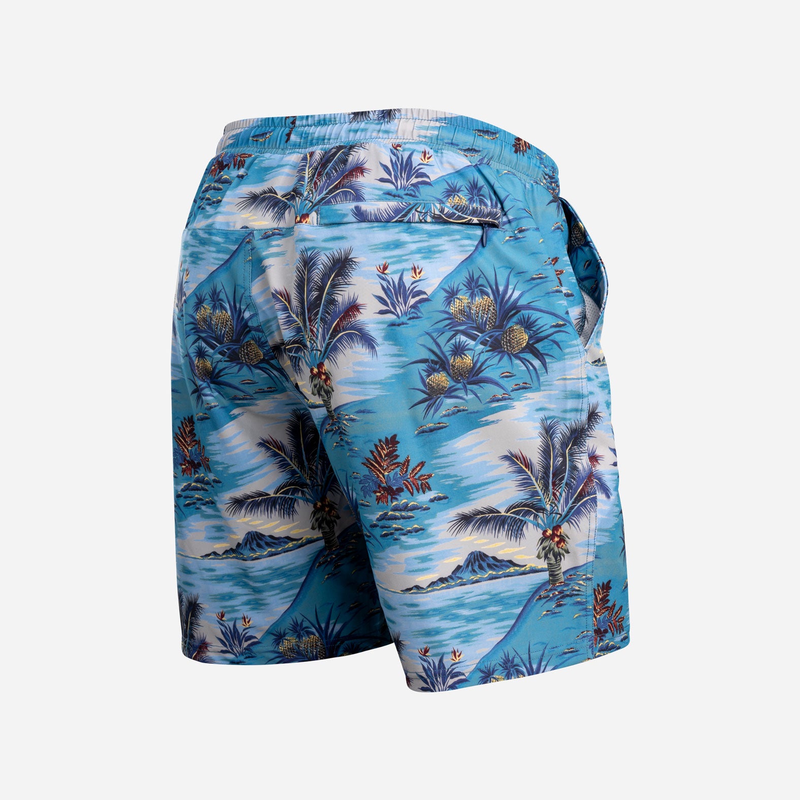Shoreline 7" Short 2n1 : Vintage Tropics - Sand | BN3TH Underwear