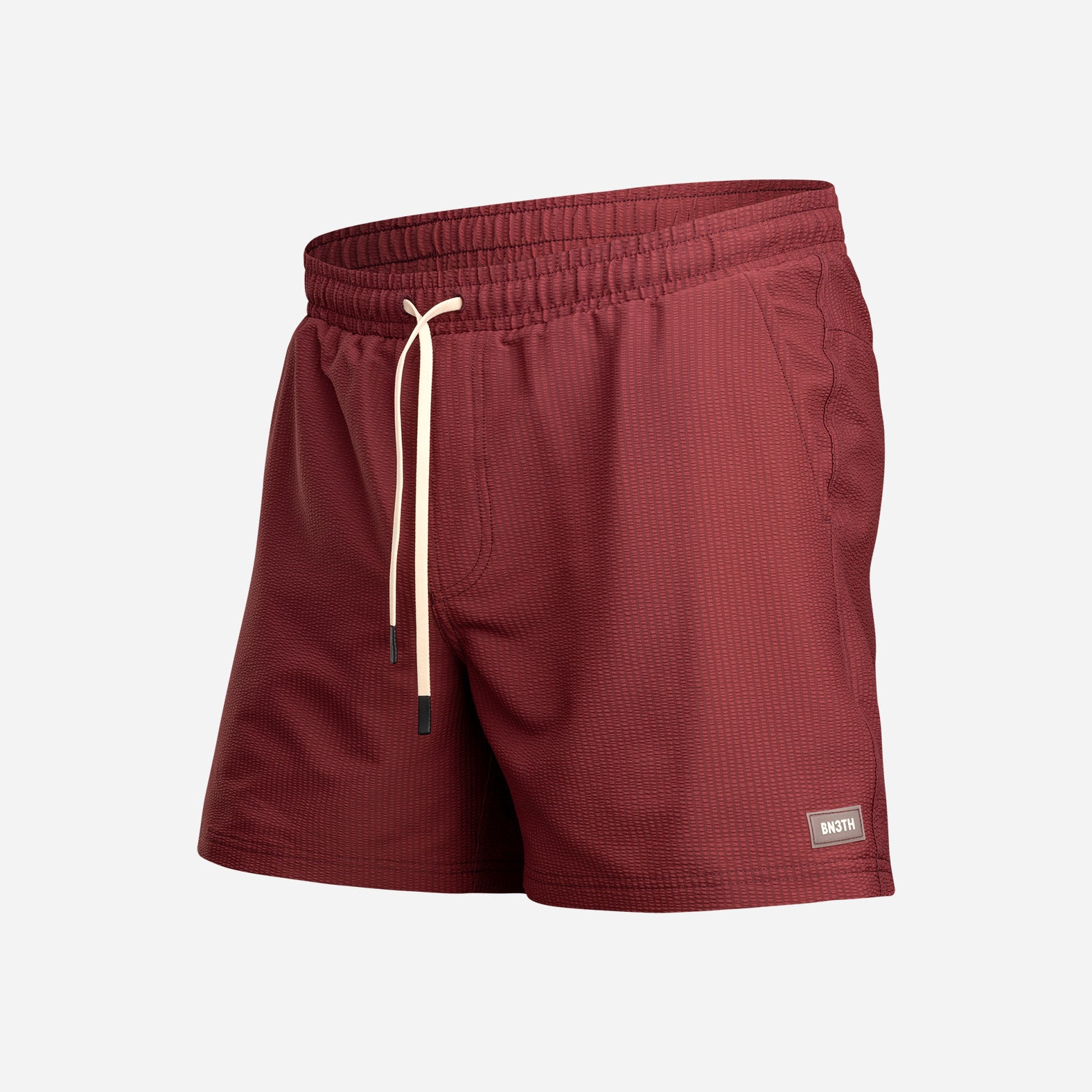 Wave 5" Swim Short 2N1 : Red Mahogany | BN3TH Underwear
