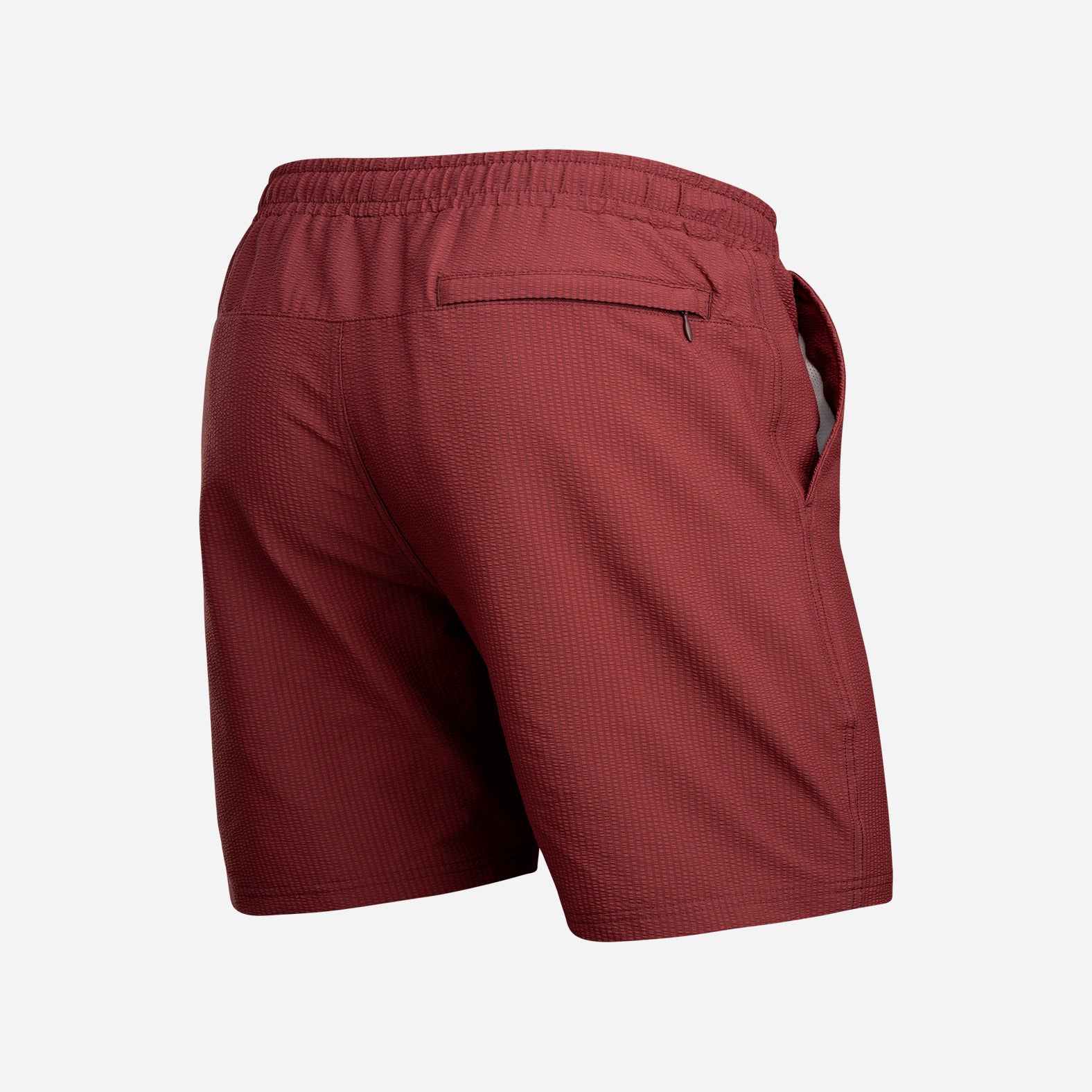 Wave 7" Swim Short 2N1 : Red Mahogany | BN3TH Underwear