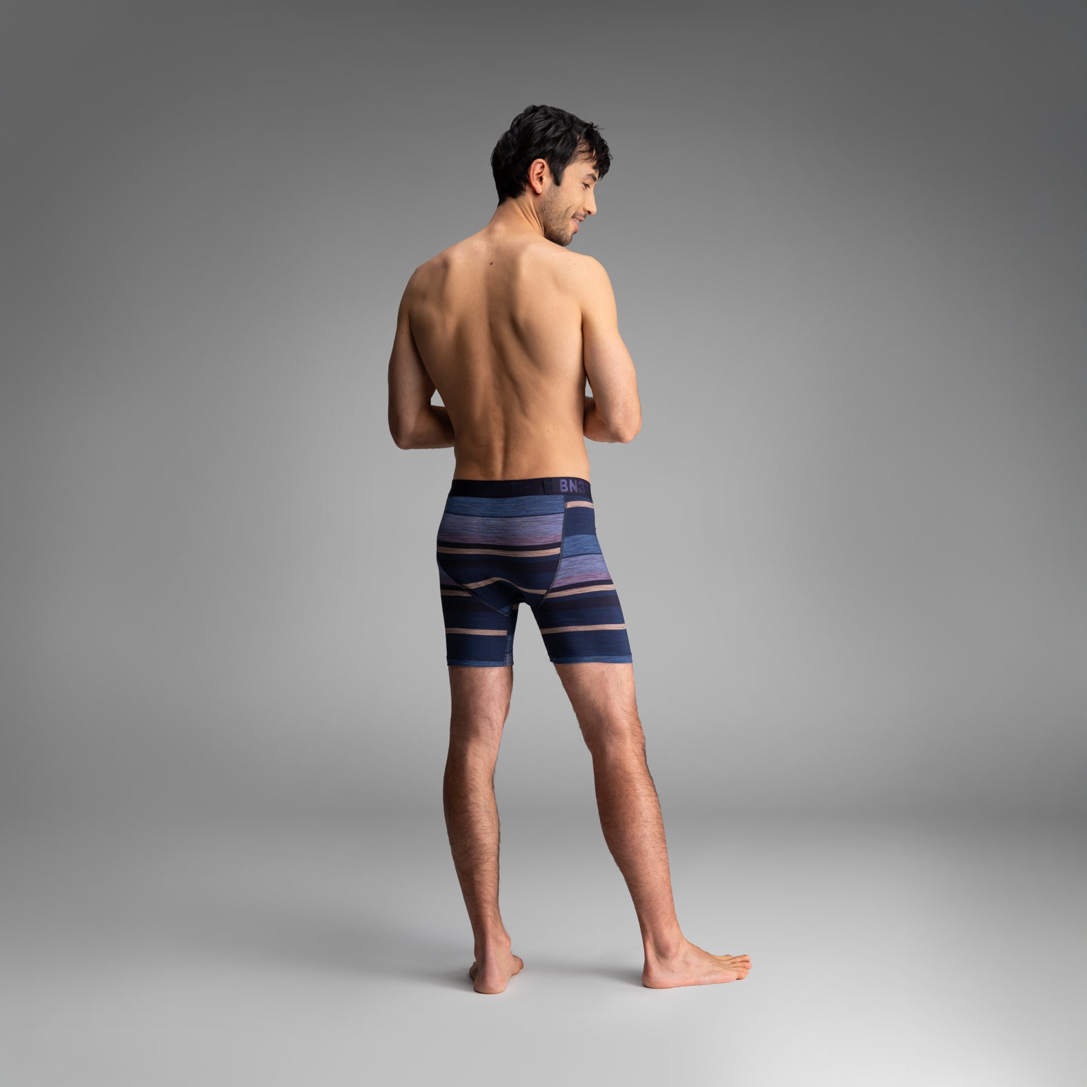 Classic Icon Boxer Brief: Thick Stripe - Navy | BN3TH Underwear