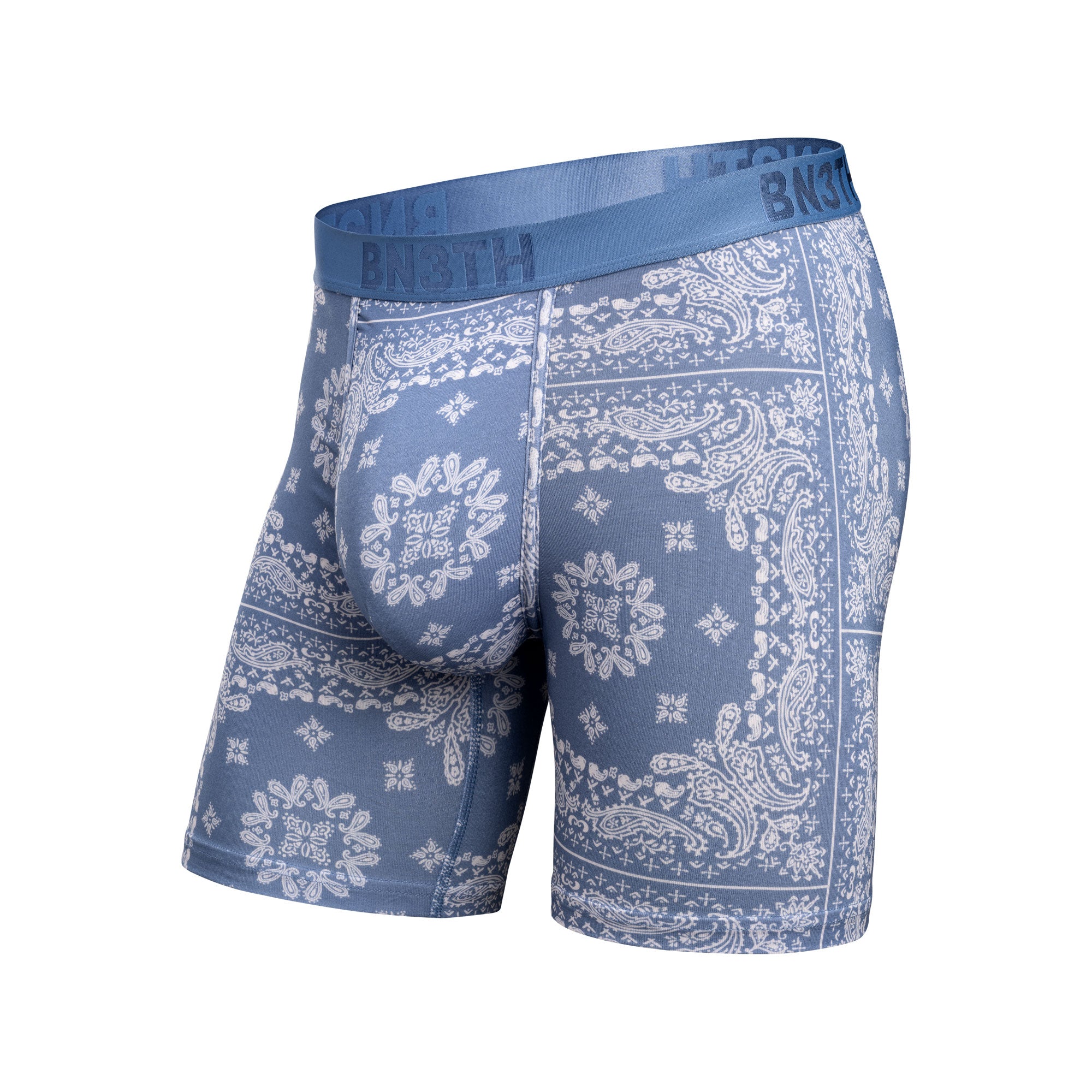 Classic Icon Boxer Brief: Bandana - Fog | BN3TH Underwear