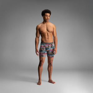 Classic Icon Boxer Brief: Palm Tree Horizon - Heather | BN3TH Underwear