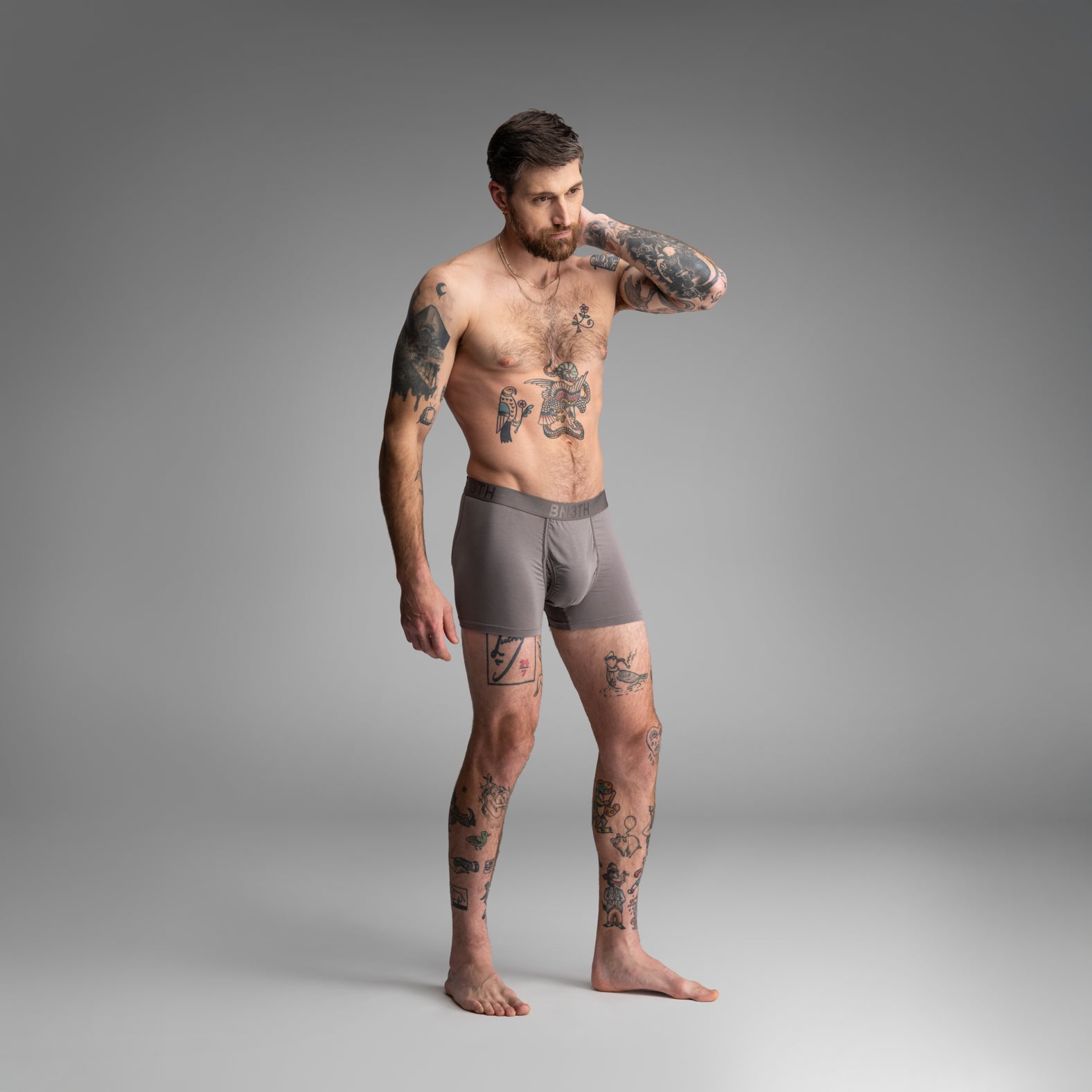 BN3TH Classic Icon Trunk Underwear: Gargoyle