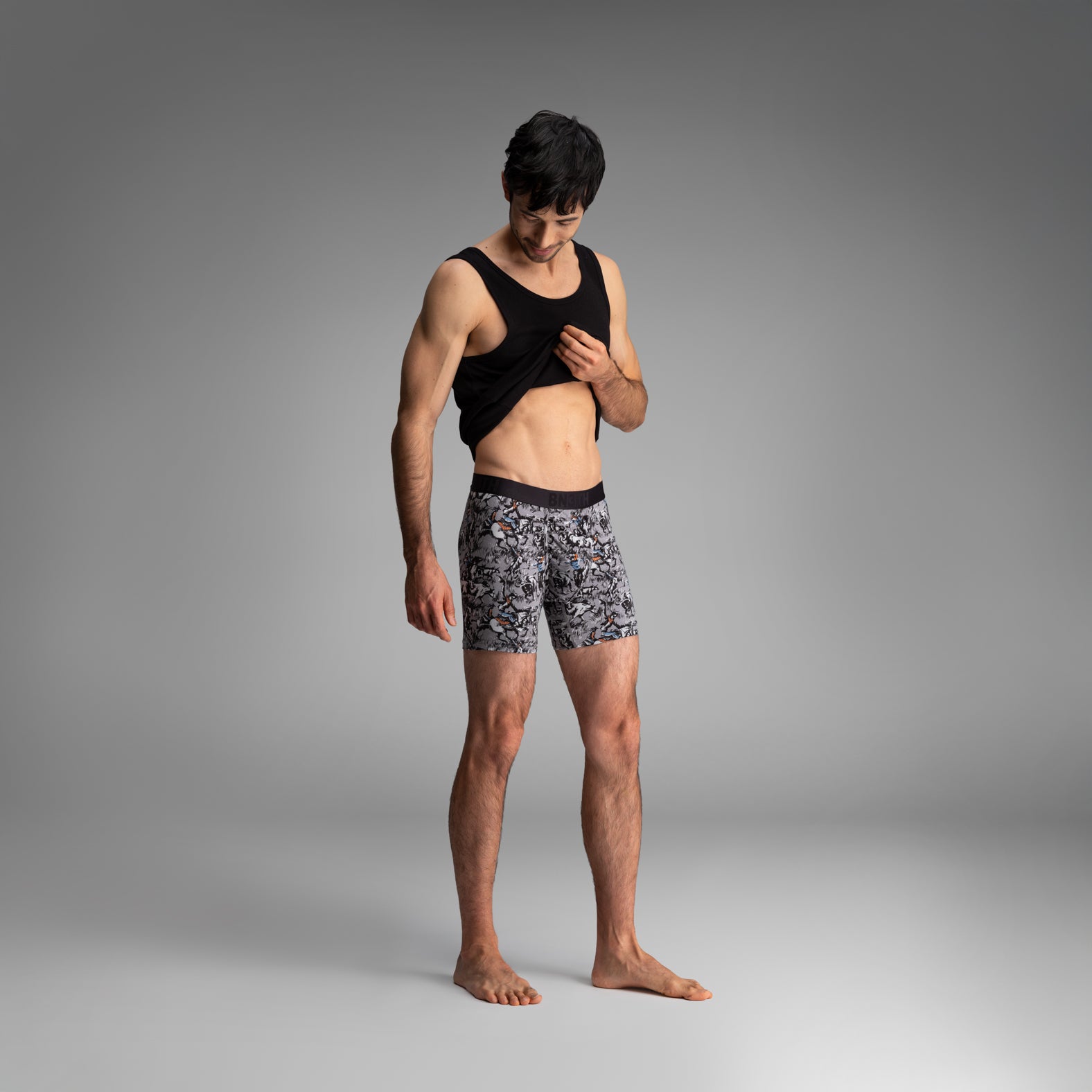 Essentials Boxer Brief: Prairie Dustup - Gray | BN3TH Underwear