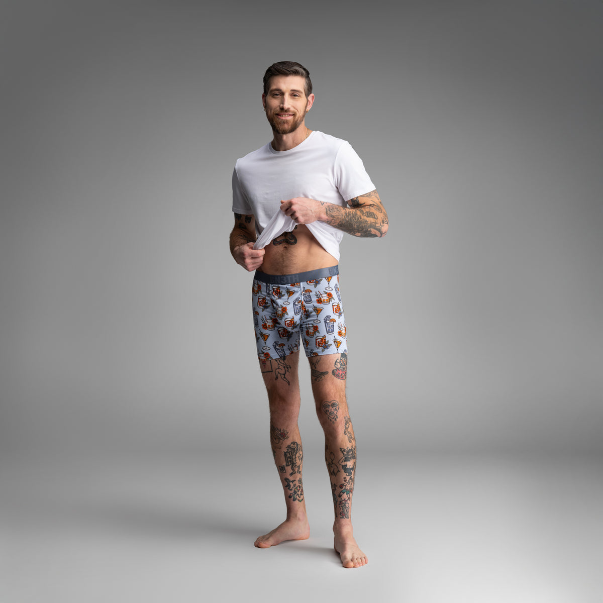Essentials Boxers Essentials Boxer Brief: Prohibition - Blue – BN3TH.ca