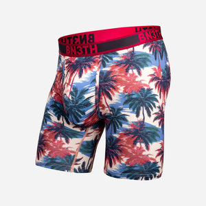 Pro Flex Max Boxer Brief: Electric Palm-Heather Sand | BN3TH Underwear