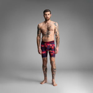 Pro Flex Max Boxer Brief: Sunset Racing-Cerise | BN3TH Underwear