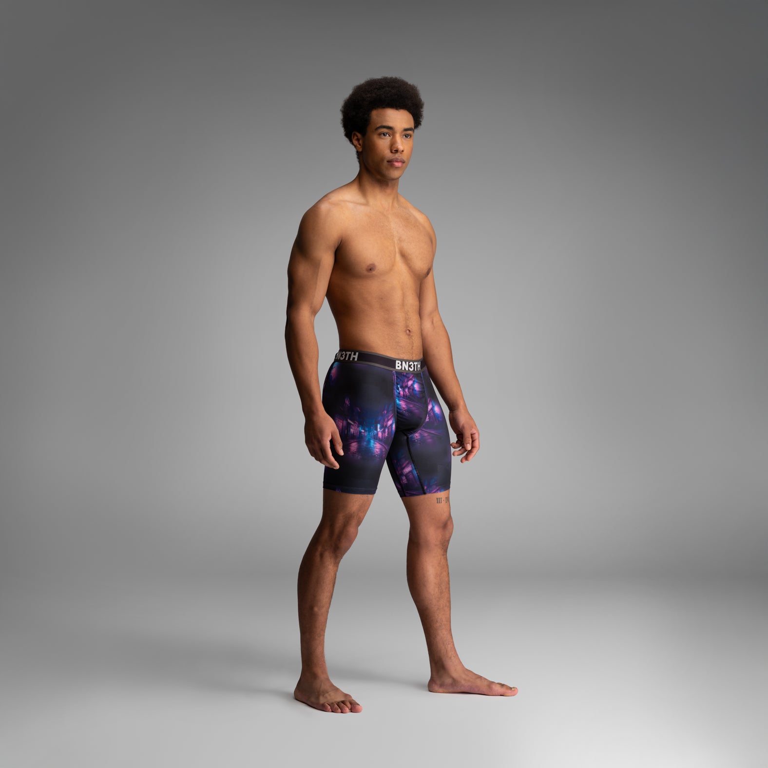 Pro Flex Max Boxer Brief: Alleyway-Blue Lolite | BN3TH Underwear