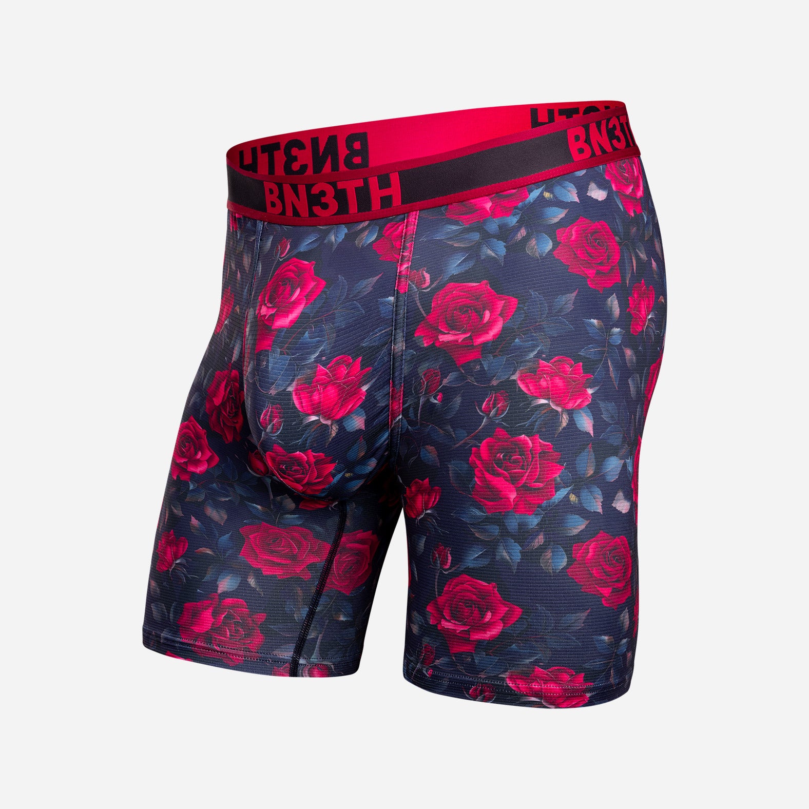 Pro Flex Max Boxer Brief: Roses-Dark Navy | BN3TH Underwear