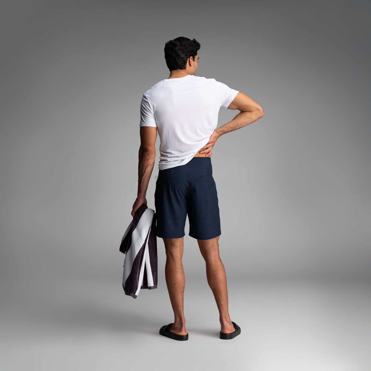 Hightide 2N1 Boardshort : Heather - Navy | BN3TH Underwear