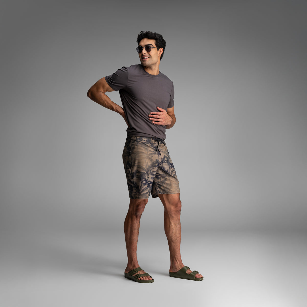 Hightide 2N1 Boardshort : Tropical Haze - Heather | BN3TH Underwear