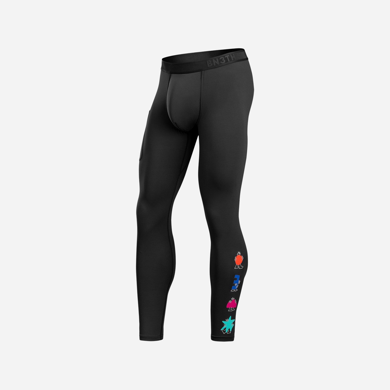 Pro Ultra Liner Tight With Pocket: Lucas Beaufort - Black | BN3TH Underwear