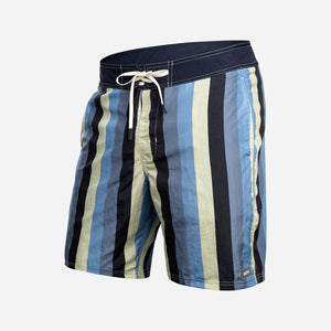 Riptide 2N1 Boardshort : Wide Stripe - Fog | BN3TH Underwear