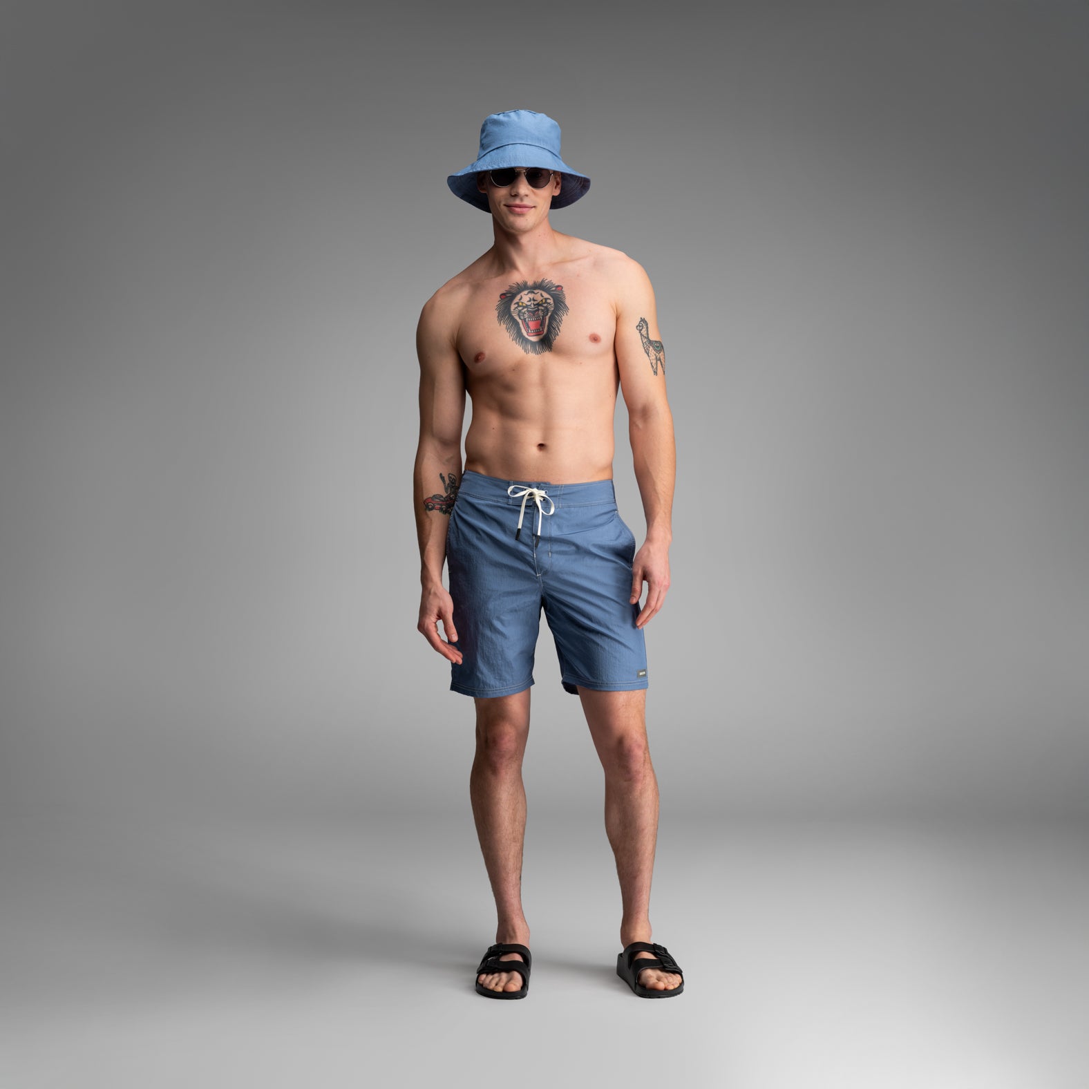 Riptide 2N1 Boardshort : Fog | BN3TH Underwear