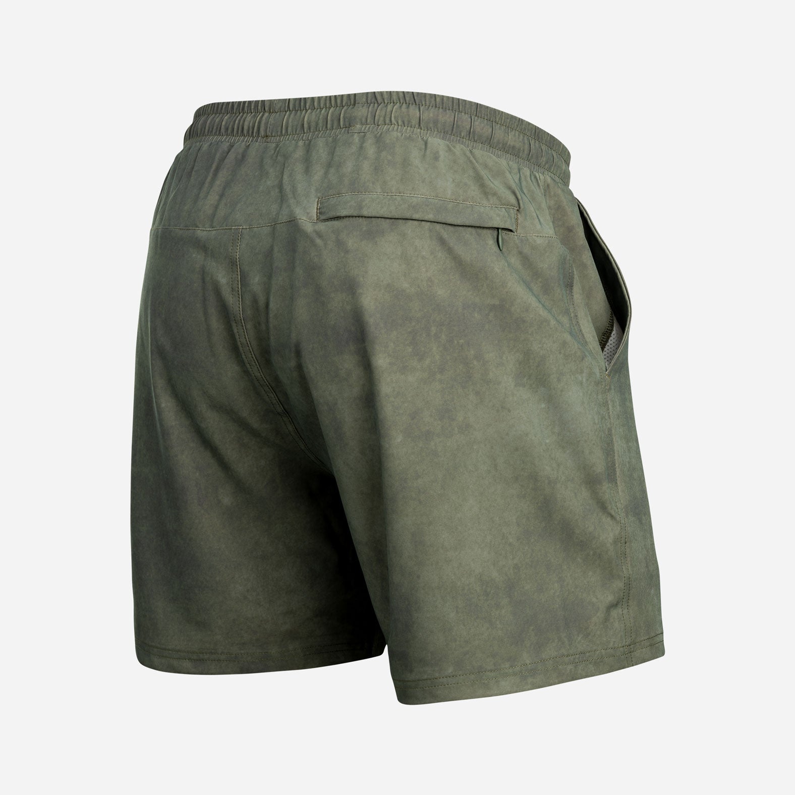 Shoreline 5" Short 2n1 : Acid Wash - Green | BN3TH Underwear
