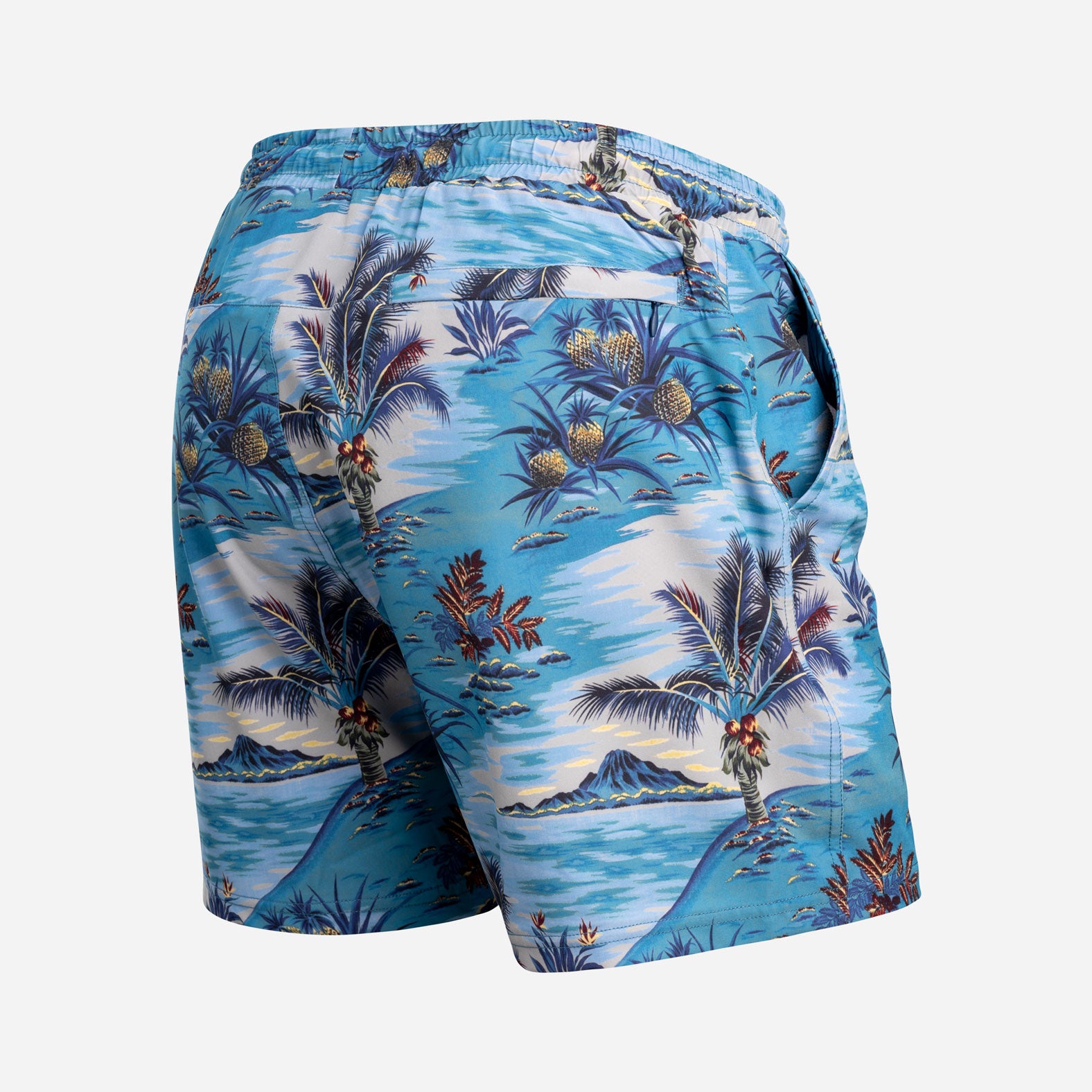 Shoreline 5" Short 2n1 : Vintage Tropics - Sand | BN3TH Underwear