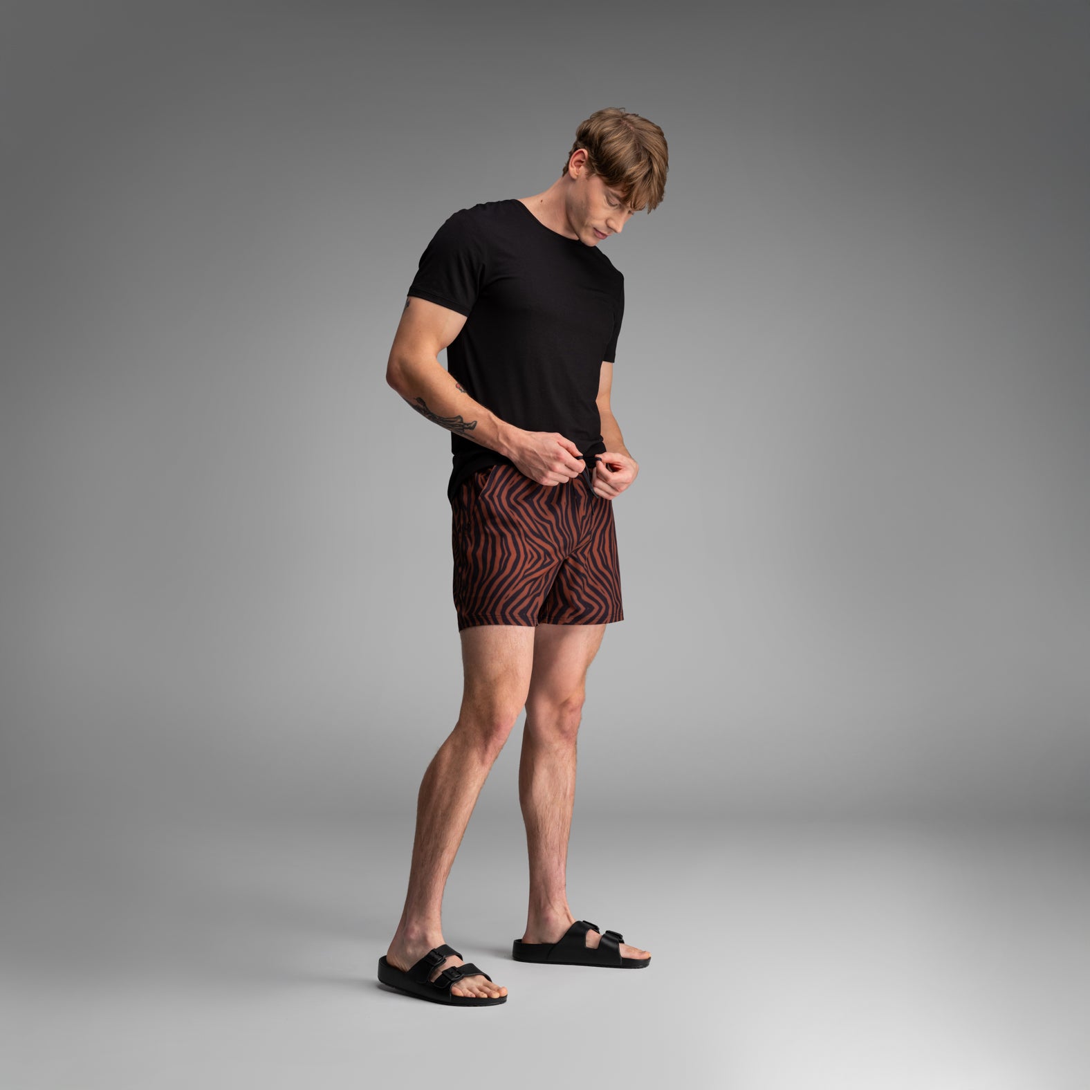 Shoreline 5" Short 2n1 : Tiger Stripe | BN3TH Underwear