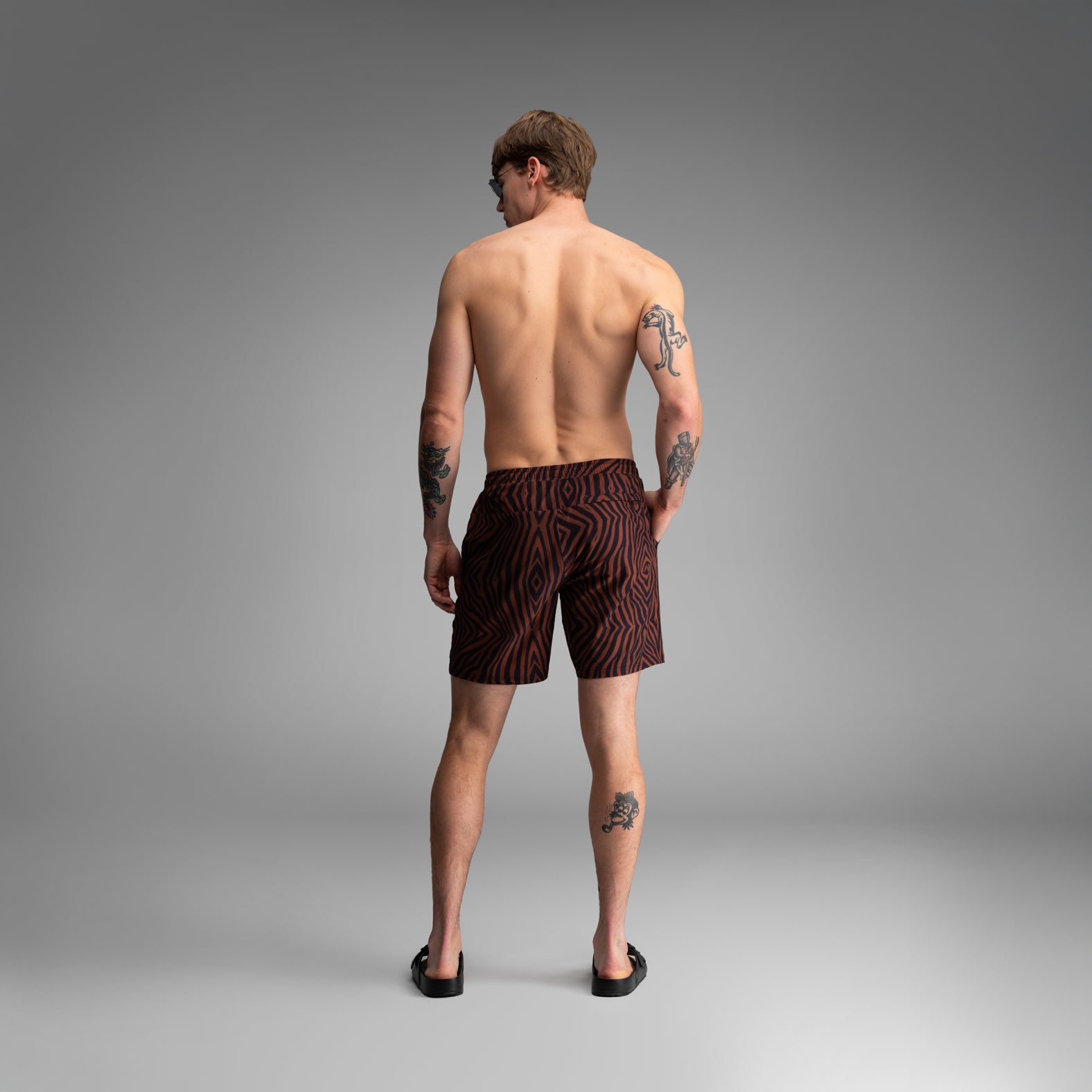 Shoreline 7" Short 2n1 : Tiger Stripe | BN3TH Underwear