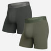 Classic Essentials Boxer Brief  Smoke Green/Fatigue 2 Packfrom BN3TH Underwear
