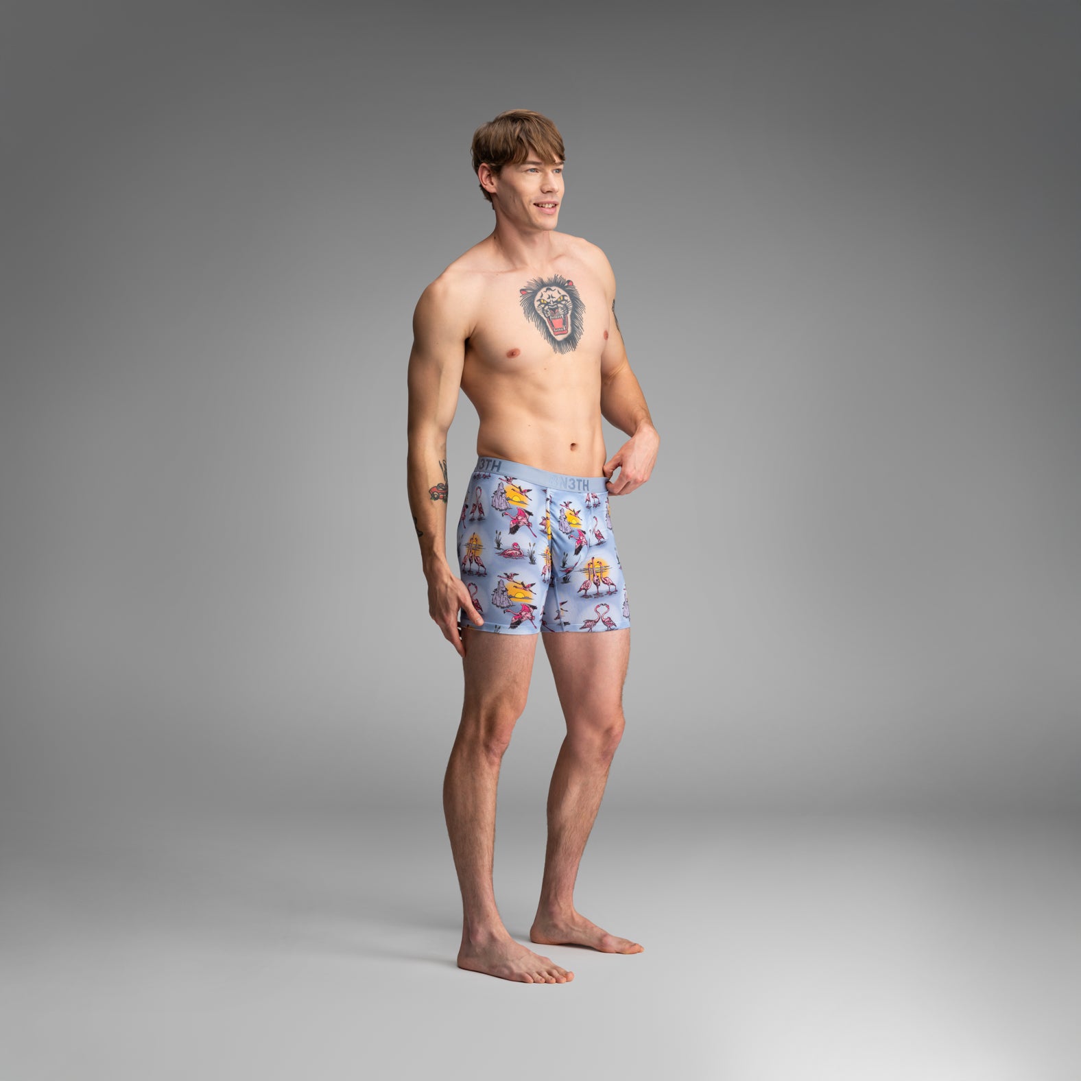 Classic Icon Boxer Brief: Sunset Flock - Forever | BN3TH Underwear