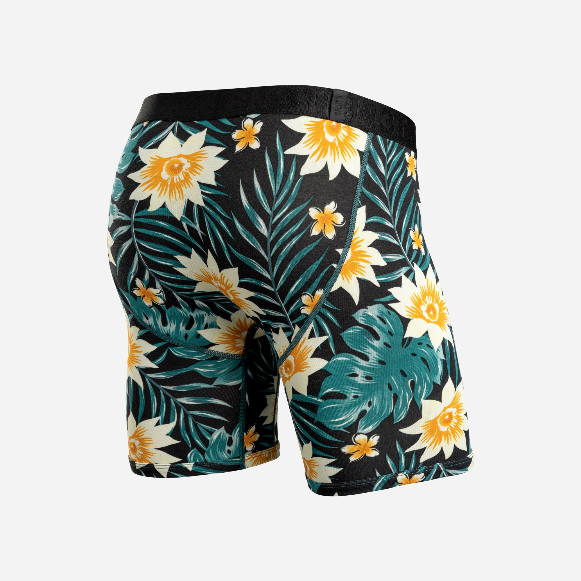 Classic Icon Boxer Brief  Tropical Floral Blackfrom BN3TH Underwear