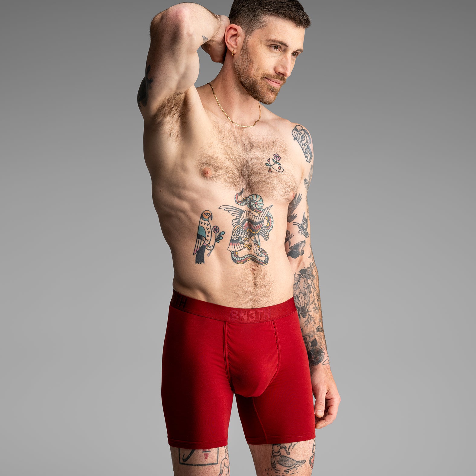 Classic Boxer Brief Merlot from BN3TH Underwear