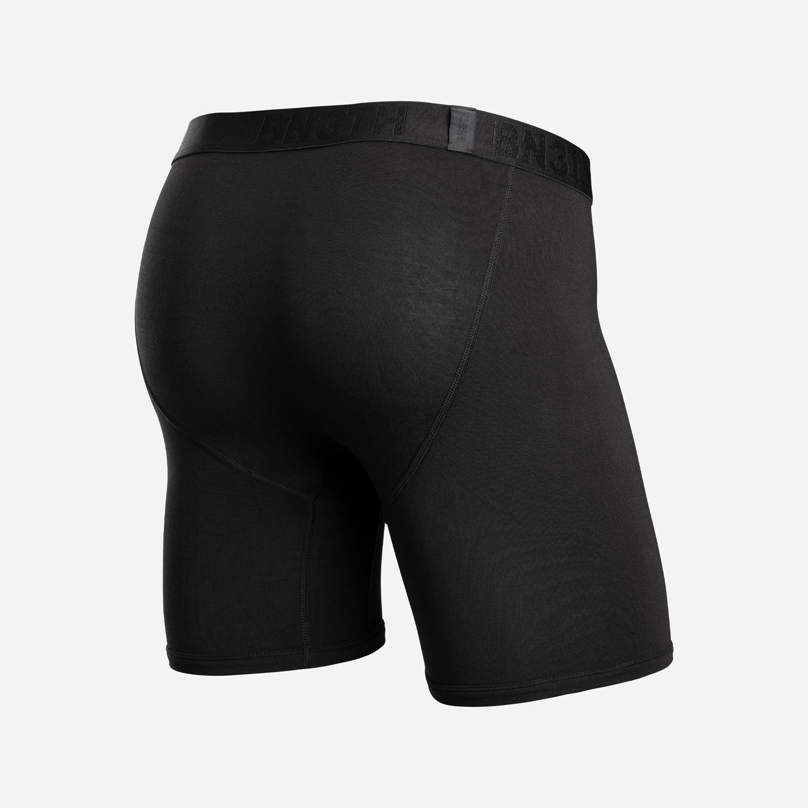 Classic Icon Boxer Brief With Fly: Black