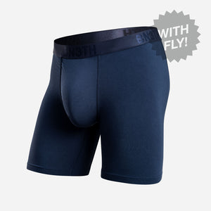 Classic Icon Boxer Brief With Fly: Navy
