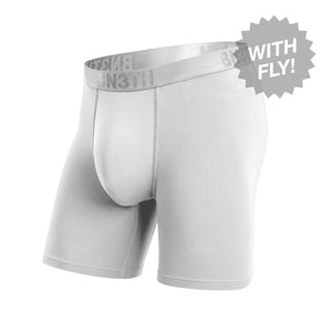 Classic Icon Boxer Brief With Fly: White