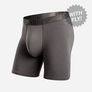Classic Icon Boxer Brief With Fly: Gargoyle