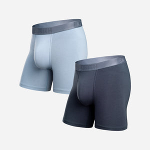 Classic Essentials Boxer Brief  Midnight Navy/Dusty Blue 2 Packfrom BN3TH Underwear