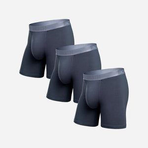 Essentials Boxer Brief: Midnight Navy 3 Pack