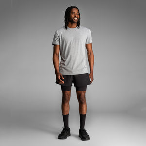 Classic Essentials Crew Tee  Heather Grey 2 Packfrom BN3TH Underwear