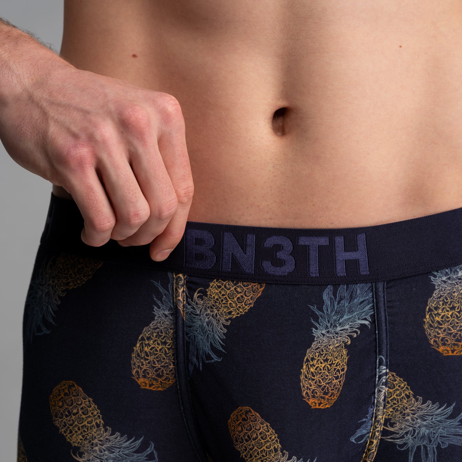 Classic Icon Boxer Brief: Pineapple Ombre - Dark Navy | BN3TH Underwear