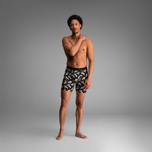 Classic Icon Boxer Brief:  Cheers - Black from BN3TH Underwear