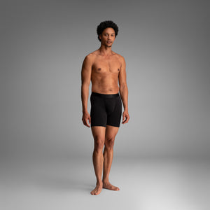 Classic Icon Boxer Brief With Fly: Black