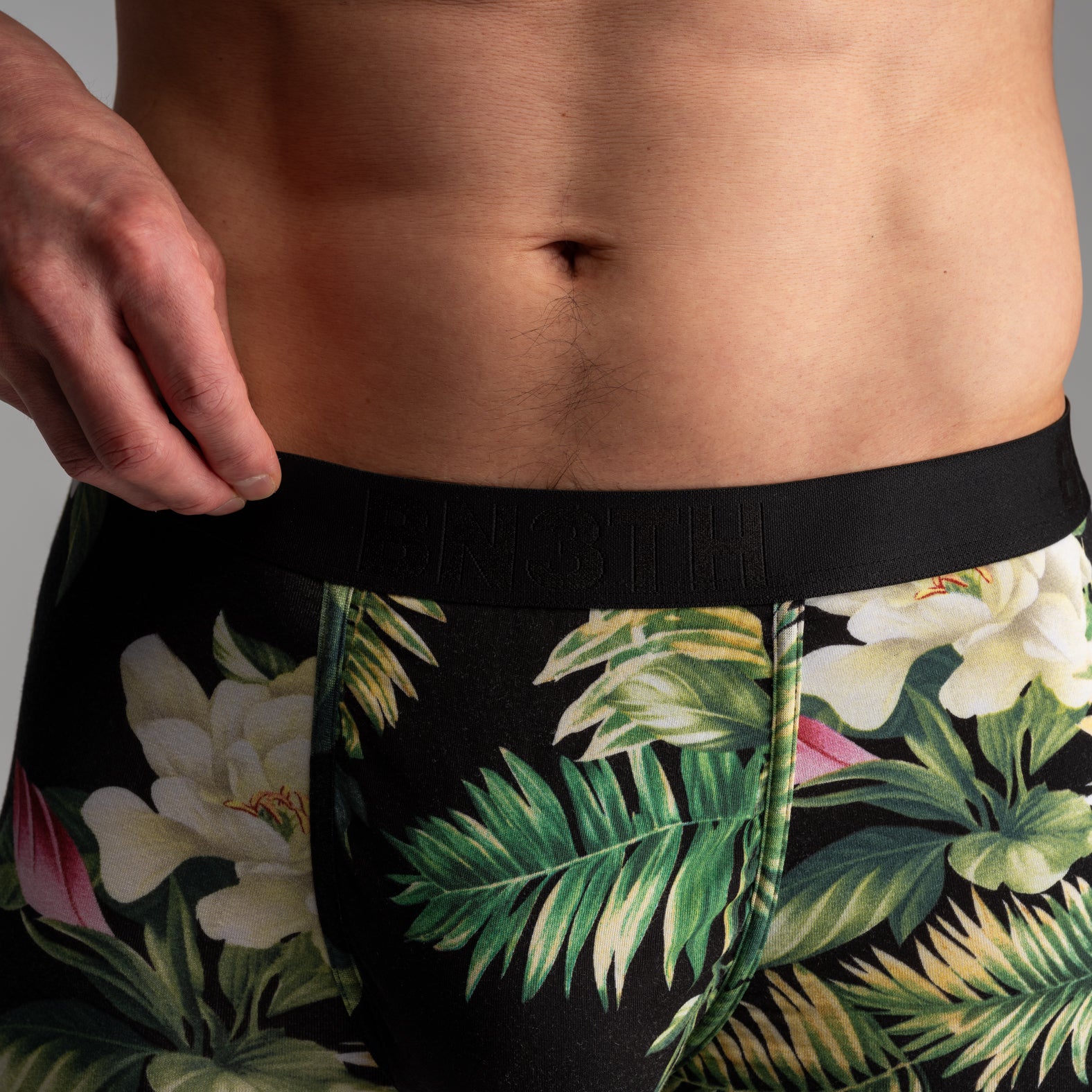 Classic Icon Boxer Brief:  Magnolia - Black