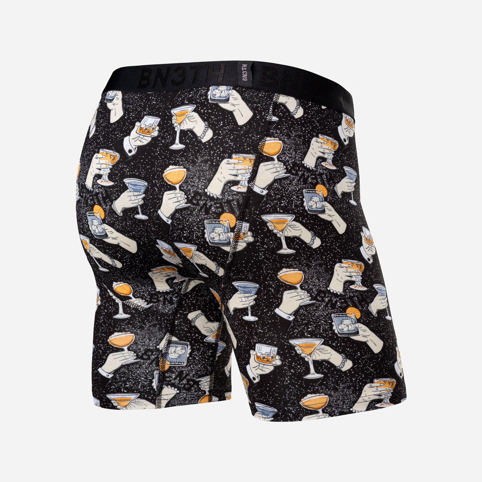 Classic Icon Boxer Brief:  Cheers - Black from BN3TH Underwear