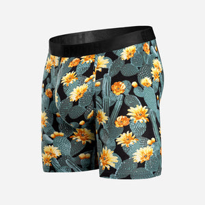 Classic Icon Boxer Brief:  Cactus Blossom - Black from BN3TH Underwear