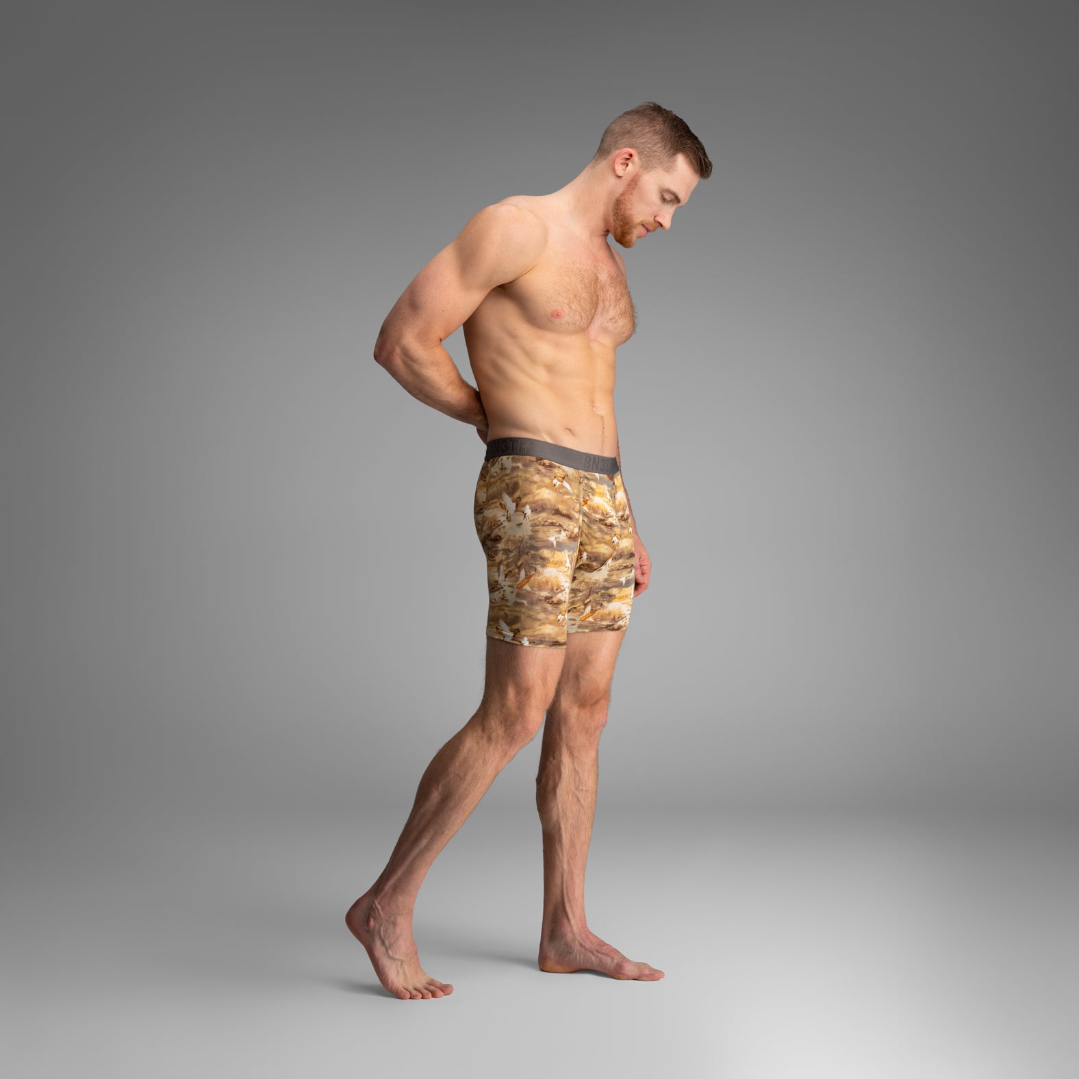 Classic Icon Boxer Brief:  Duck Hunt - Beige from BN3TH Underwear