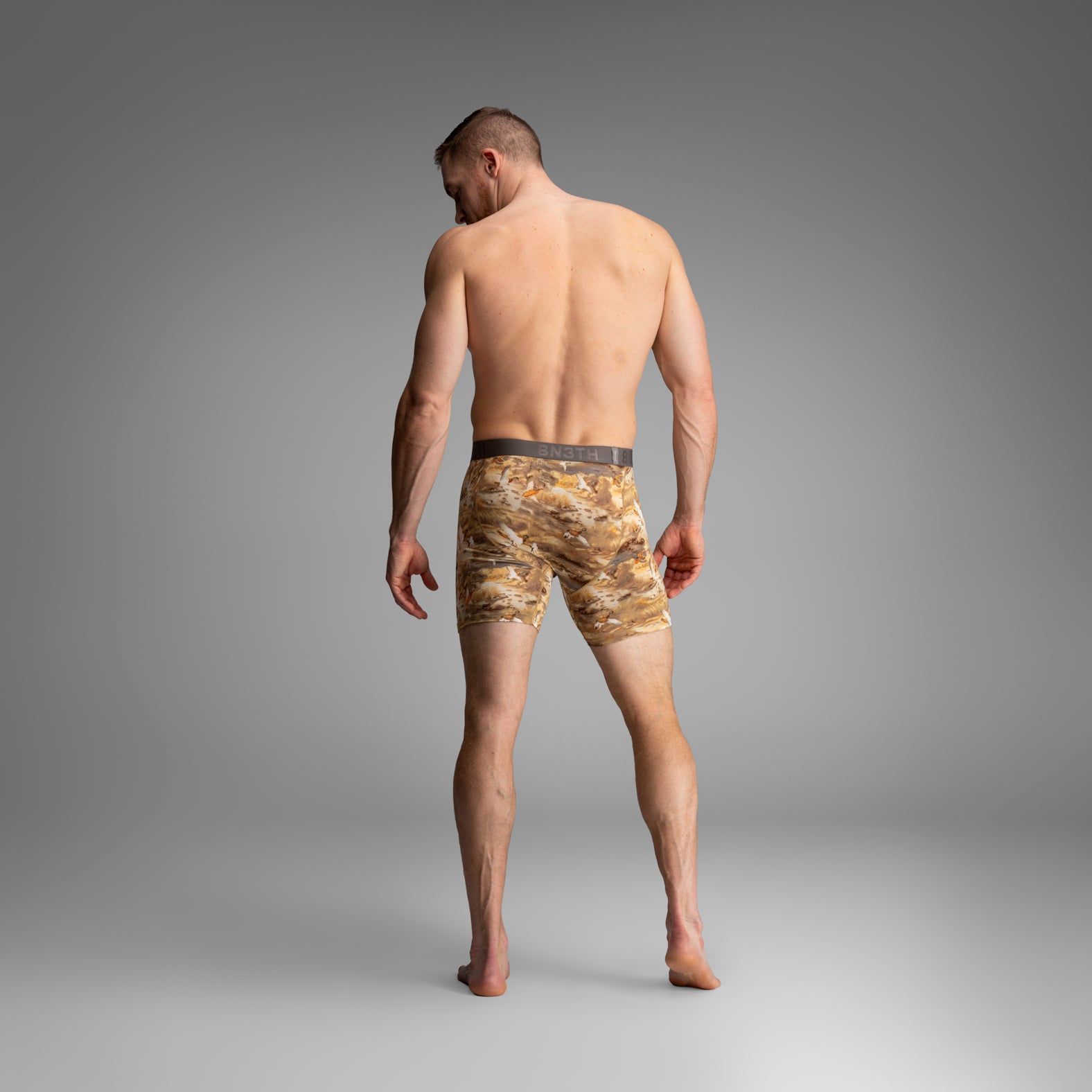 Classic Icon Boxer Brief:  Duck Hunt - Beige from BN3TH Underwear
