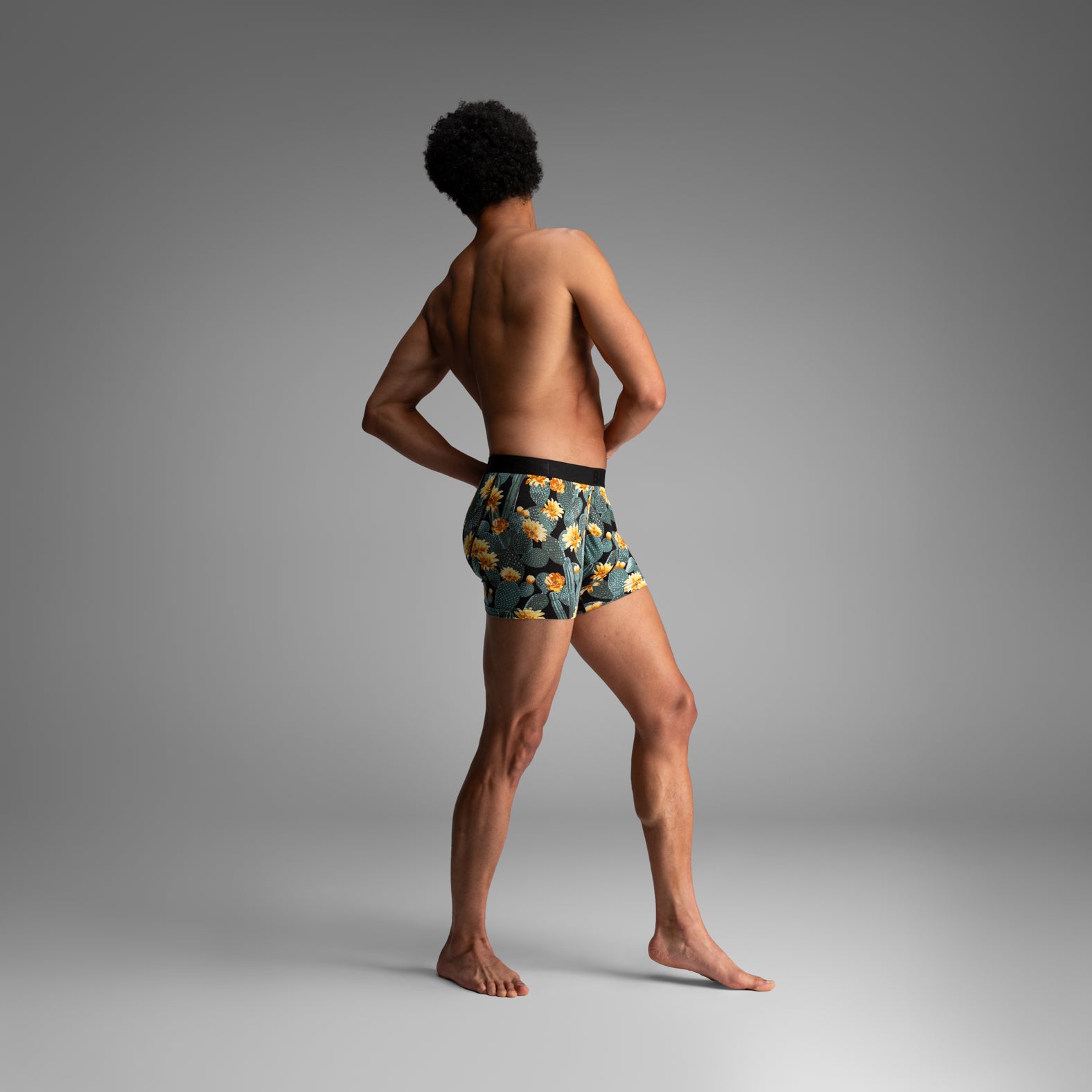 Classic Icon Trunk:  Cactus Blossom - Black from BN3TH Underwear
