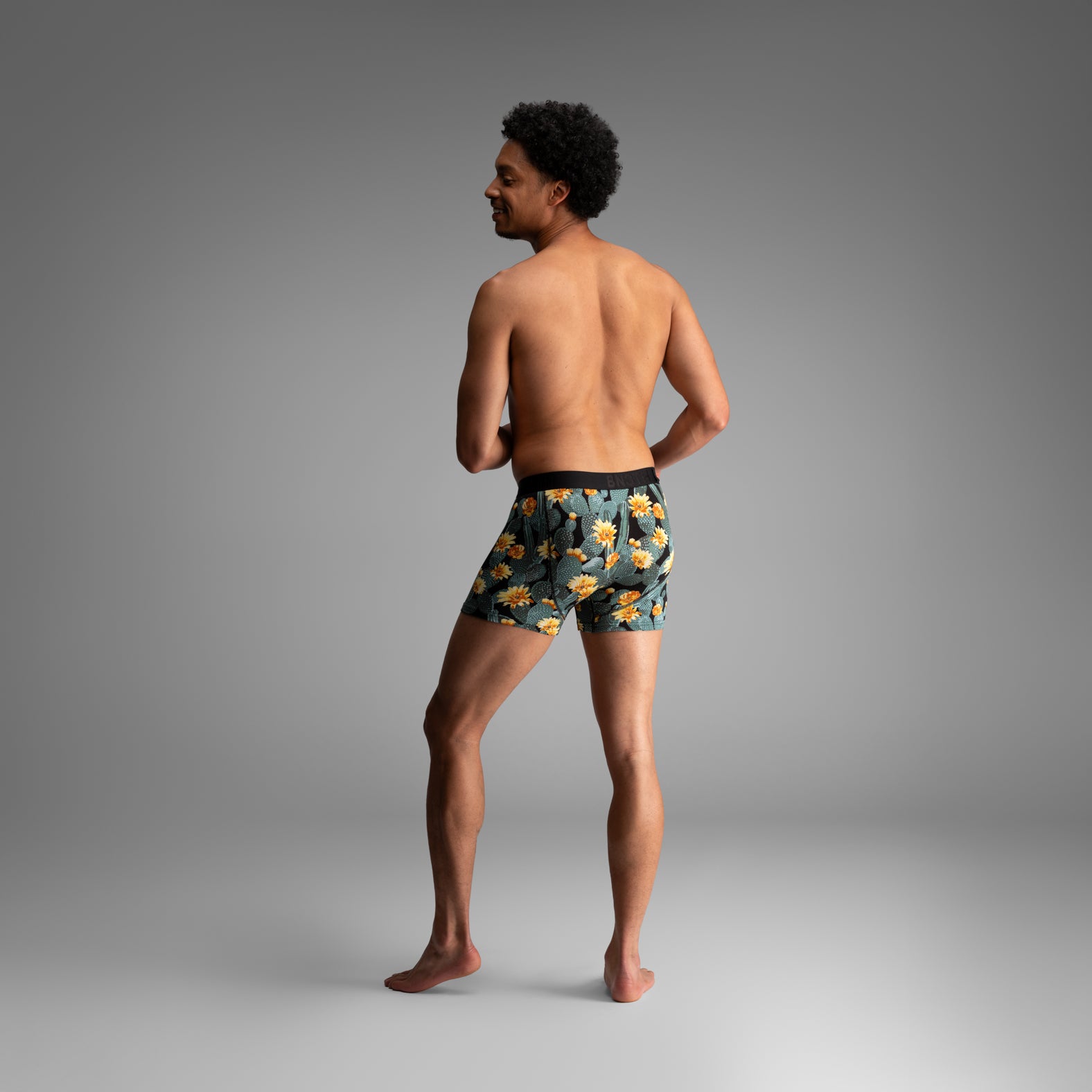 Classic Icon Trunk:  Cactus Blossom - Black from BN3TH Underwear