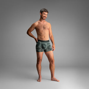 Classic Icon Trunk:  Bandana - Darkest Spruce from BN3TH Underwear