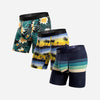 Classic Icon Boxer Brief With Fly  Trop Flor/Ply Illum/Rto Str Tl 3 Packfrom BN3TH Underwear